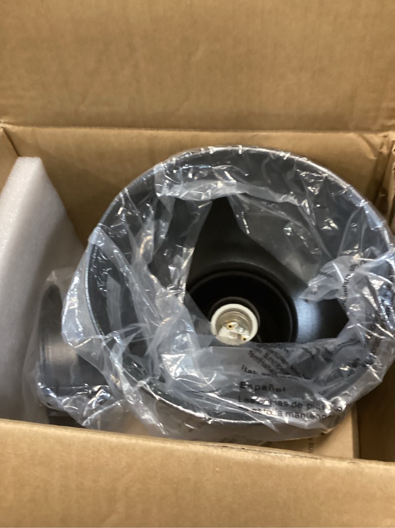 Condition photo showing Good Condition for Barn Light Gooseneck Light- Dusk to Dawn Farmhouse Outdoor Lighting, 1-Light Outdoor Gooseneck Lighting with Sensor Farmhouse Wall Sconce for Patio Porch Garage (7.08" Diameter, 1pc)