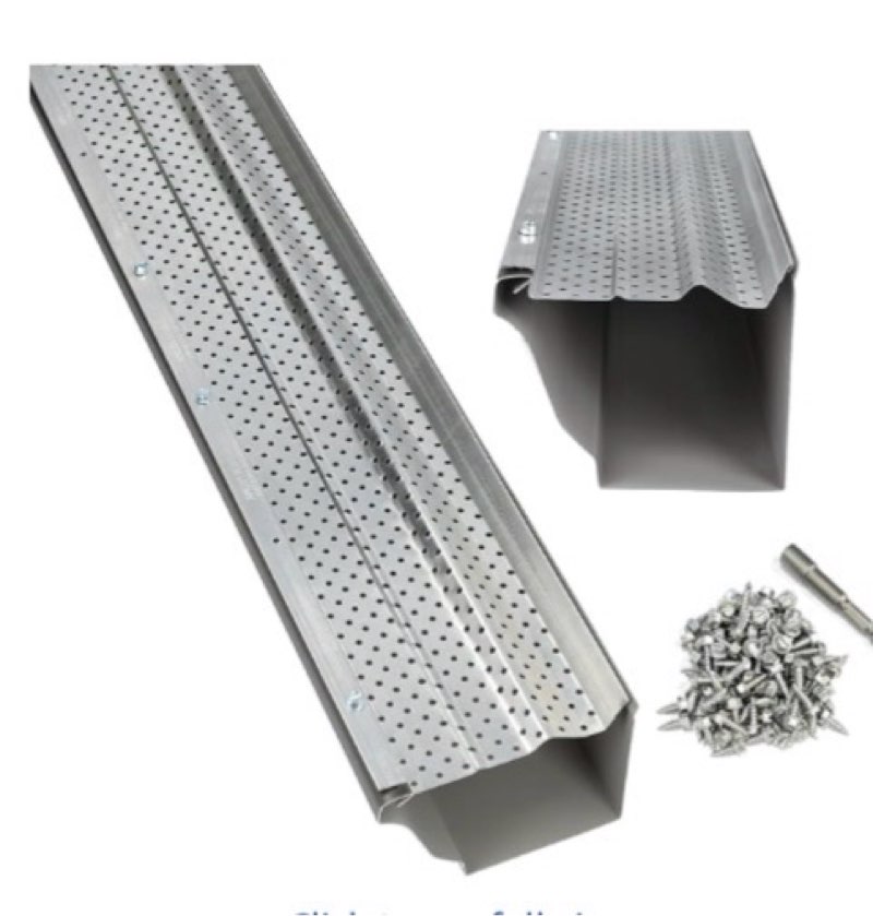 A-MGutter Guard  De difrence is in  the  Division  of  A-m 200’ Of 5Aluminium