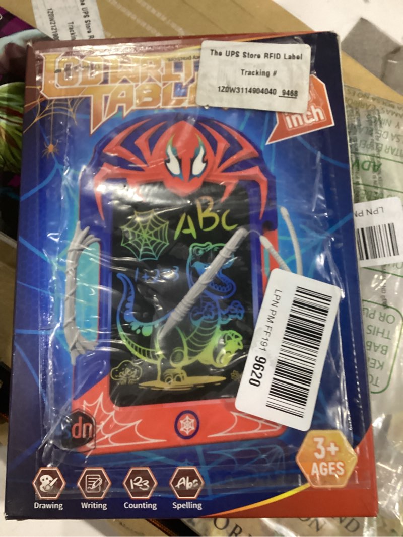 Condition photo showing New/Like New for Cool LCD Writing Tablet with Web Stylus & Web Grip – Fun Doodle Board for Kids, Colorful Drawing Pad Toys Gifts for 3 4 5 6 7 8 10 Year Old Boys Girls Toddler Age 3-4 4-6 6-8 8-12 Stocking Stuffers