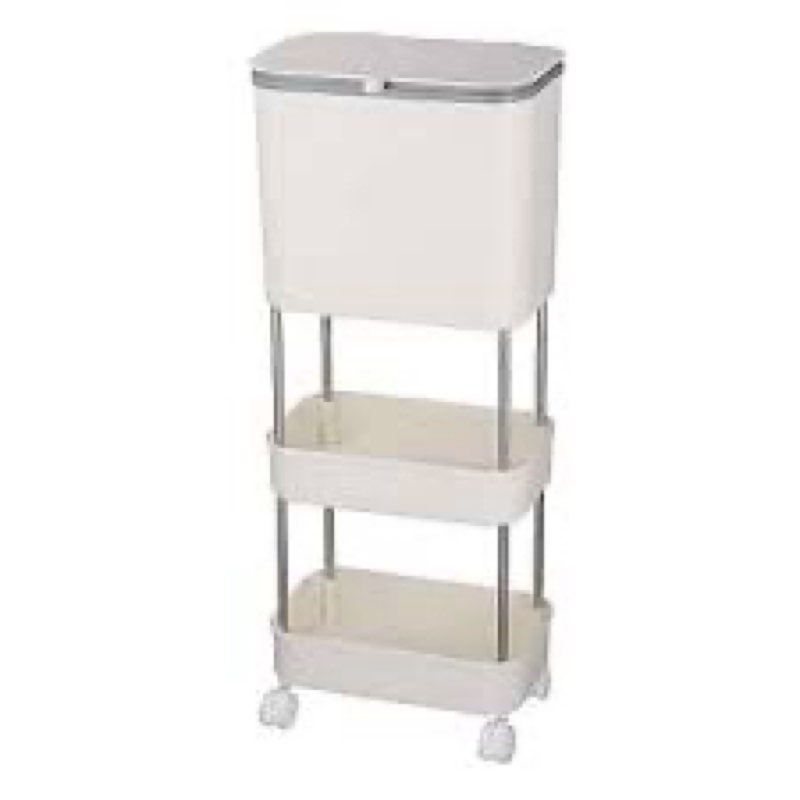 Compost bin compost bin kitchen composter kitchen compost bin trash can with lid Kitchen waste bins with fixed roller bins closed bins removable tiered bins removable discrete dividers ( Color :black 
