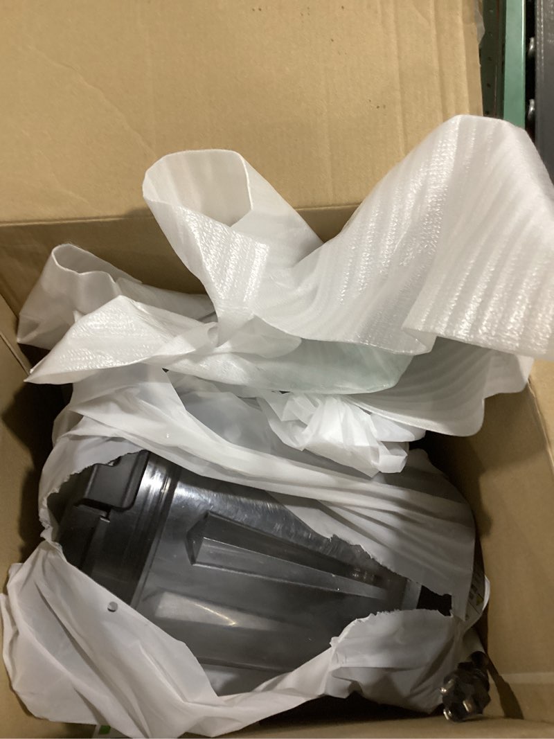 Condition photo showing As Is for Braun TriForce Power Blender - Powerful 1600 Watt Countertop Blender with 10 Manual Speeds, 3 Texture & 6 Food Settings, Stainless Steel Blades, Auto-Clean, Heated Blending Function for Soups