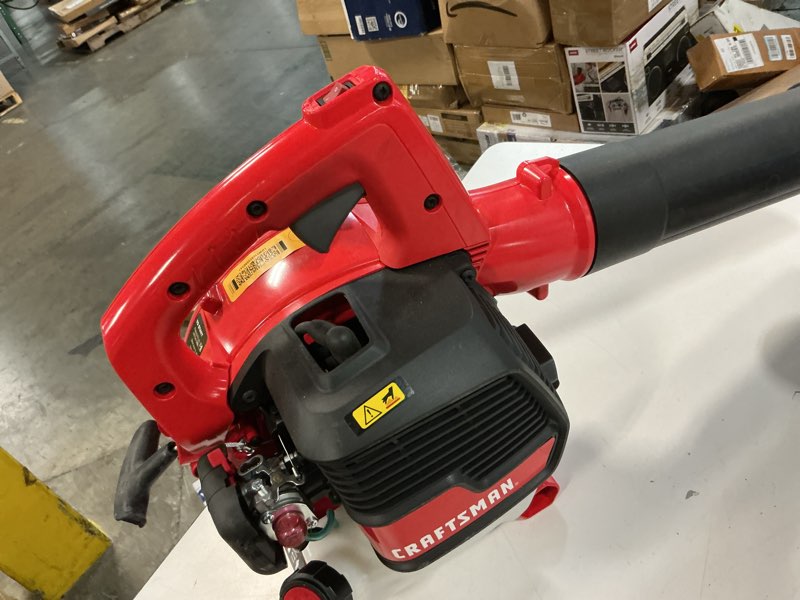 Condition photo showing As Is for craftsman b2000 25-cc 2-cycle 410-cfm 180-mph gas handheld leaf blower