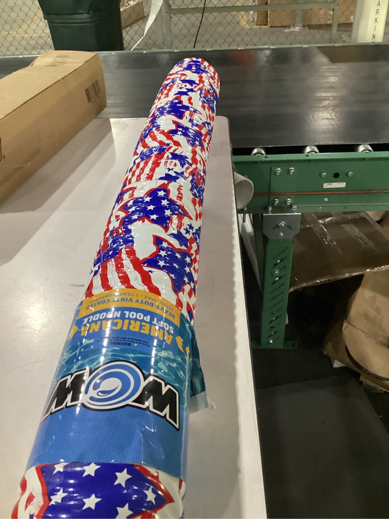 Condition photo showing Good Condition for wow sports americana dipped foam pool noodle - stars and stripes