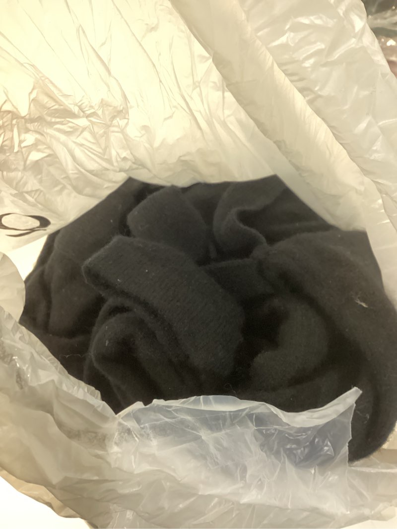 Condition photo showing Good Condition for mongolian cashmere robe, xl, black