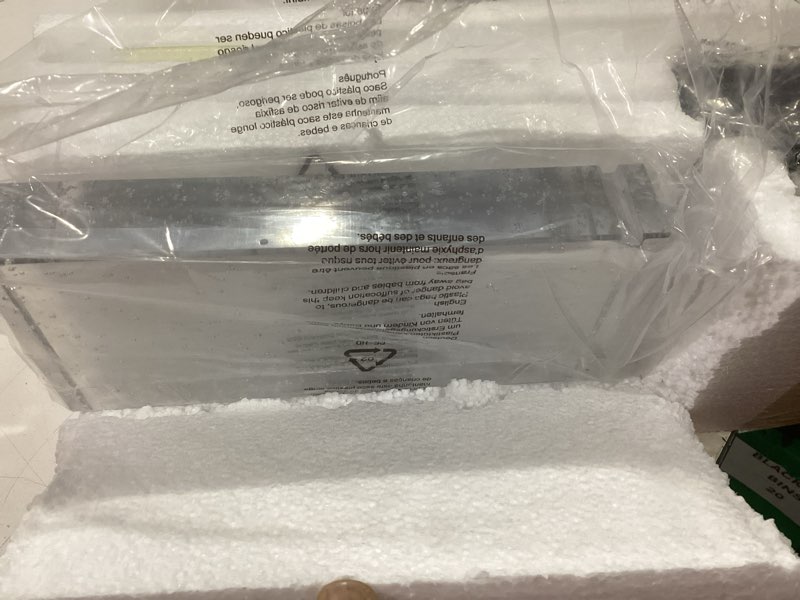 Condition photo showing As Is for  Origin 21 Waldorf 11.37-in H Antique Bronze Hardwired Integrated LED Outdoor Wall Light