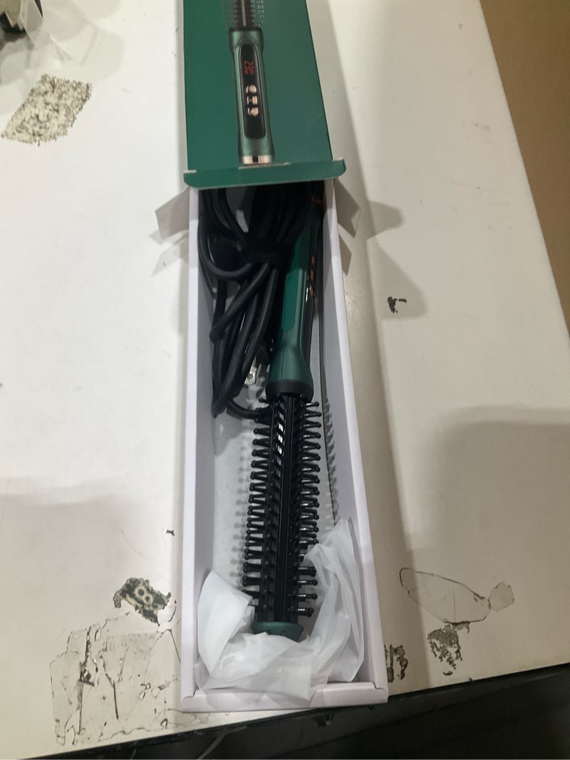 Condition photo showing Good Condition for bangmeng 3/4 inch barrel thermal round brush, volume heat styling brush for men and women medium thin curly straight hair, heated curling iron,12 temperature setting (1.35 inch with bristles) 0.75 inch barrel