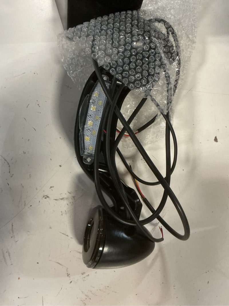 Condition photo showing Good Condition for motorcycle bullet rear light bar led turn signals integrated brake taillights for harley touring softail electra glide standard road glide custom street glide, black