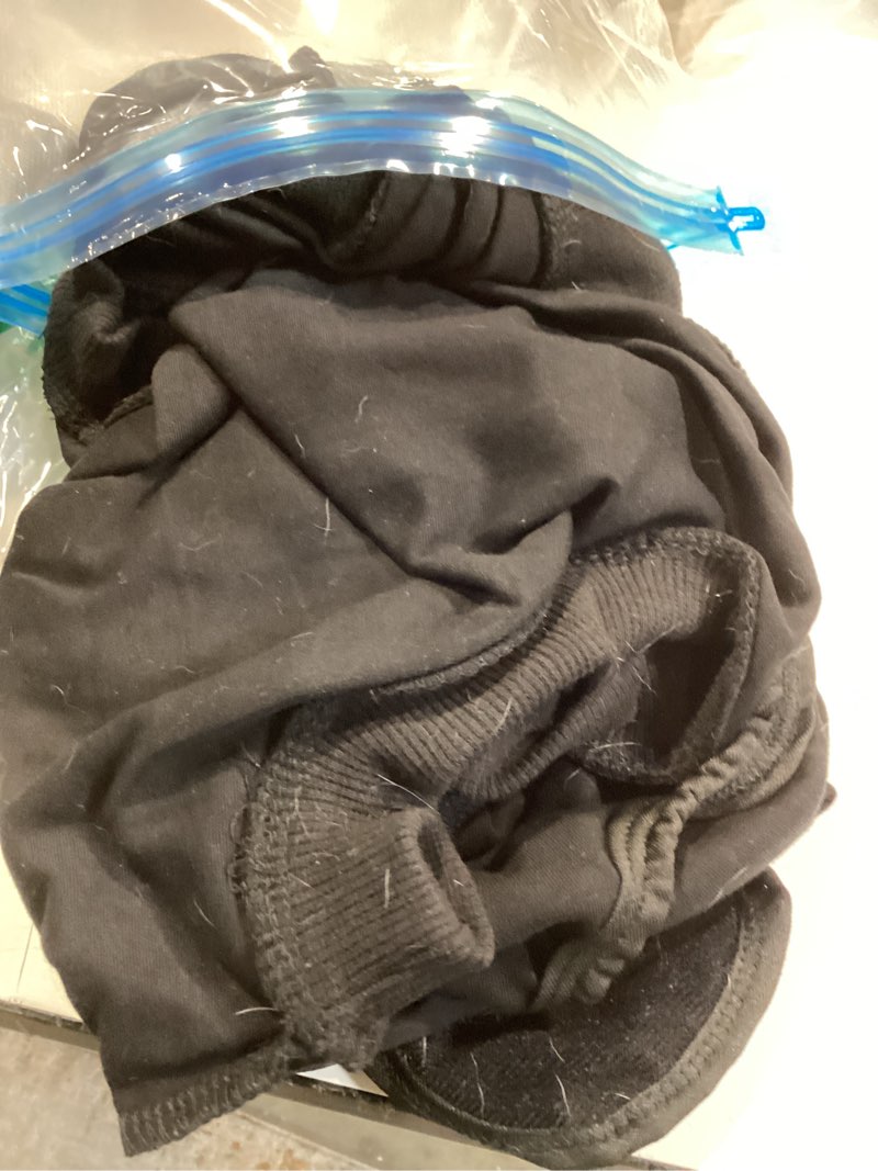 Condition photo showing As Is for fuamey dog recovery suit male,dogs surgery neuter suits puppy spay shirts for female protect dog's skin anti licking abdominal wounds doggie onesie pet bodysuit alternative to cone black xl xl(back:20.1-24.8in,wt:42-75lbs) black