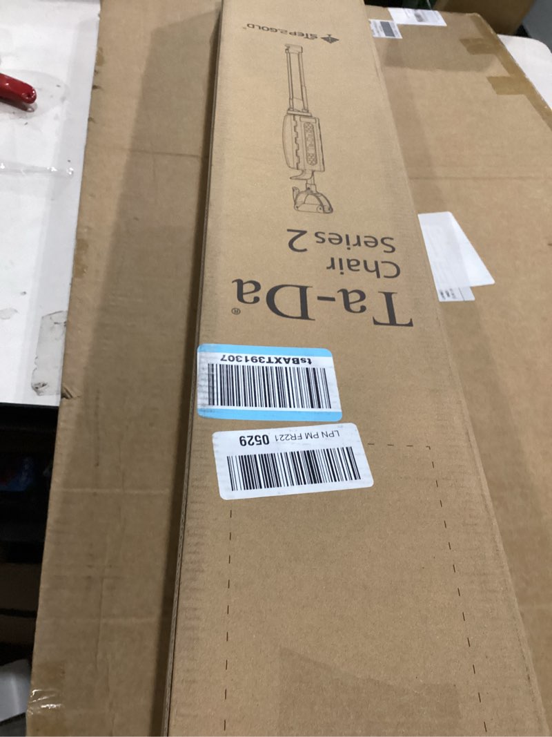 Condition photo showing New/Like New for STEP2GOLD Ta-Da Chair Series 2- Portable Walking Stick, Cane with Seat, Foldable Chair, Hiking Stick, for Camping, Hiking, Lightweight Aluminum, Easy Carry, Anti-Slip M (34.2") Black