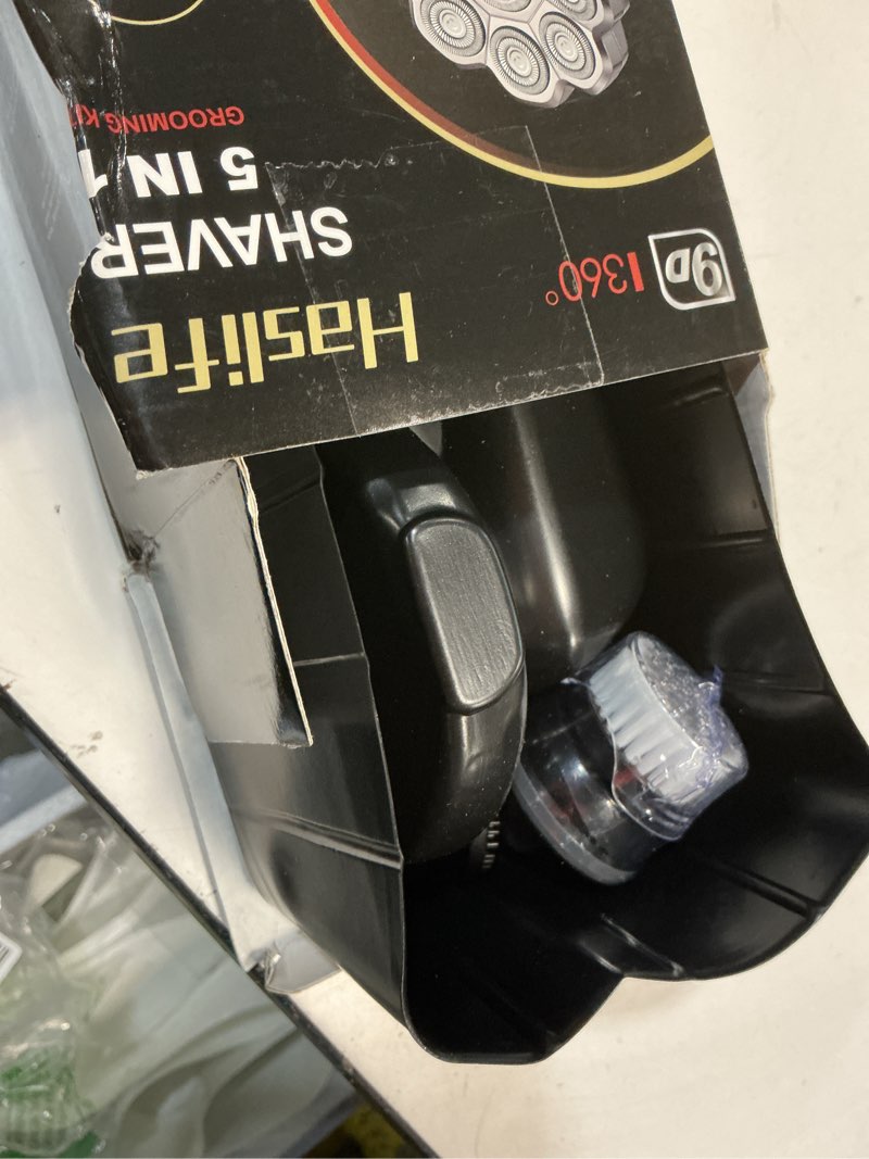 Condition photo showing New/Like New for Electric Razor for Men,Head Shavers for Bald Men,Electric Shavers for Men with Wet & Dry Bald Head Shaver 9D Floating, 5-in-1 Body Shavers Comes with Magnetic Detachable Blades