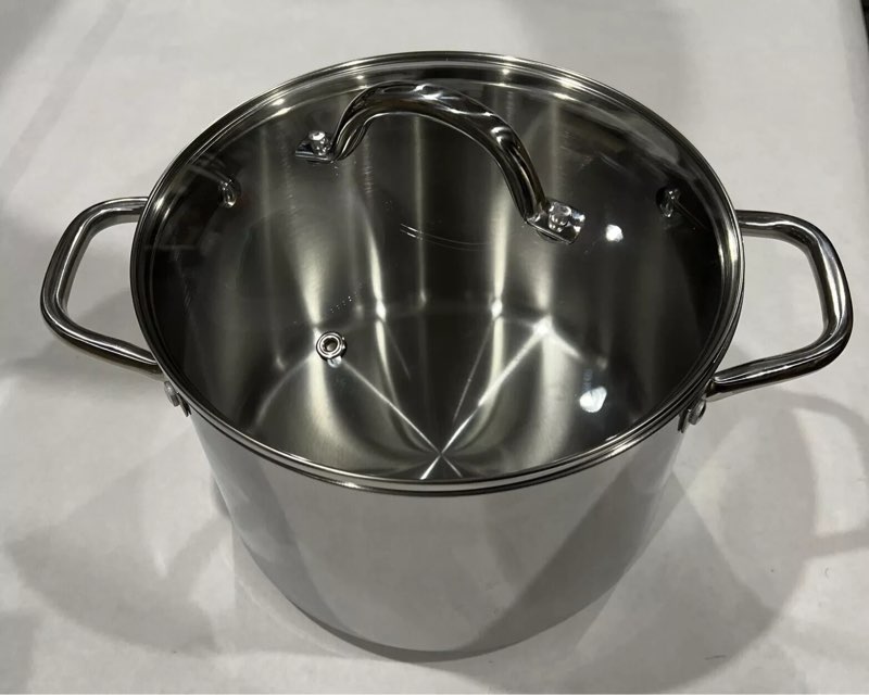 HomiChef Nickel Free Stainless Steel 4 Quart Stock Pot
