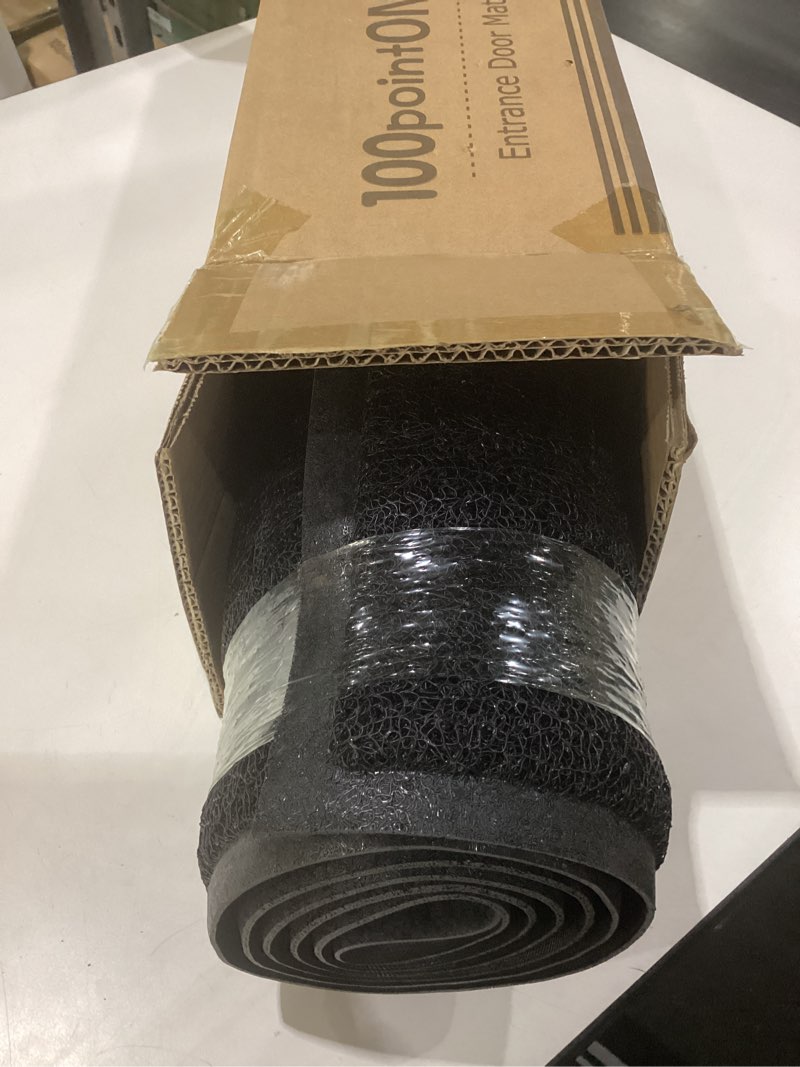 Condition photo showing New/Like New for Front Door Mat for Outside Entry, 72" x 24" Heavy Duty Outdoor Doormat for Entryway to Trap Dirt and Moisture, Non-Slip Waterproof Welcome Mats for Home Entrance 2' x 6' (Rectangular) Black Texture