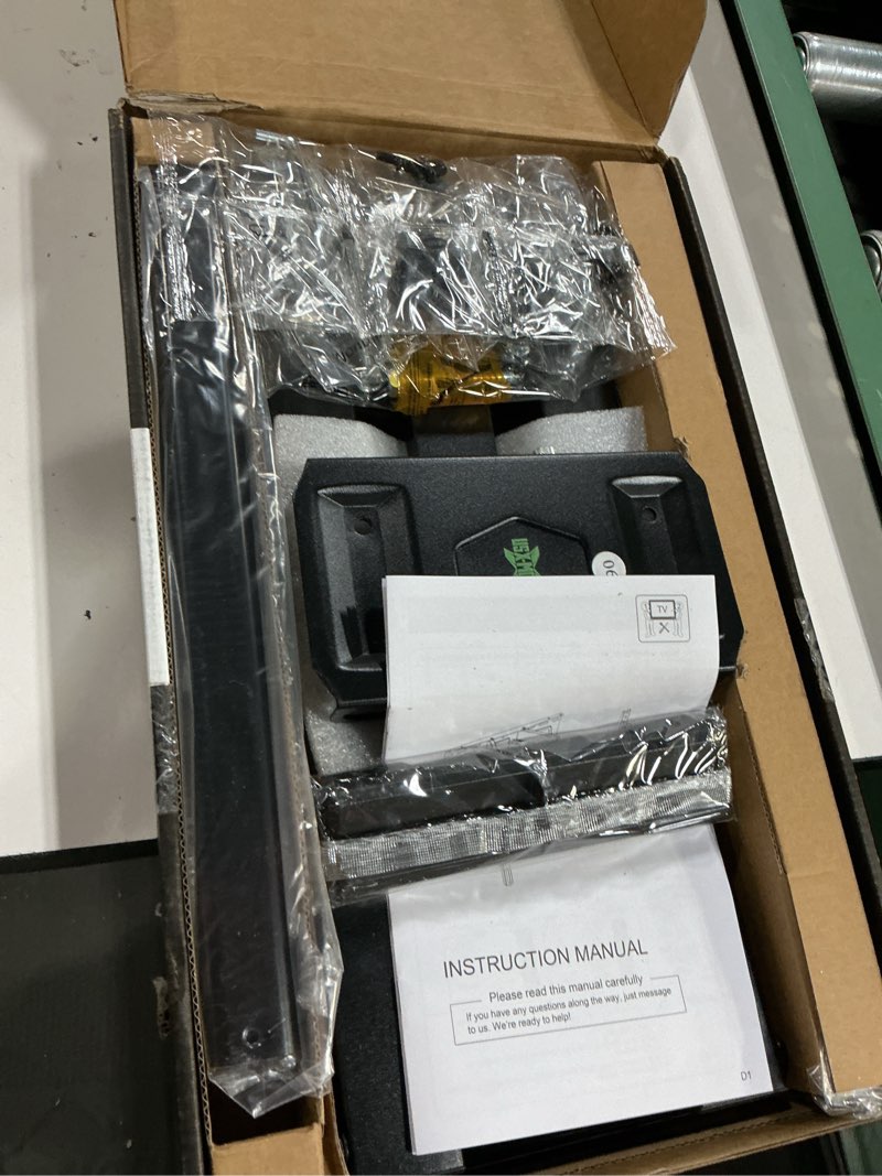 Condition photo showing Good Condition for full motion tv wall mount for most 37"-84" flat screen tv, swivel or tilt tv wall bracket with dual articulating arms, for 12"-16" wood studs, max vesa 600x400mm, load 120 lbs by usx mount 37-84 inch, 120 lb