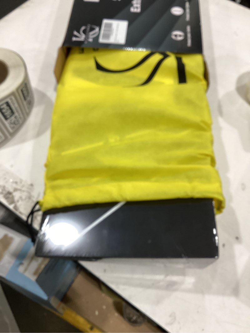 Condition photo showing New/Like New for squat wedge 15°-40° slant board with 5 resistance bands - extra-wide, non-slip board for deep squats & calf stretching - 1000lb capacity