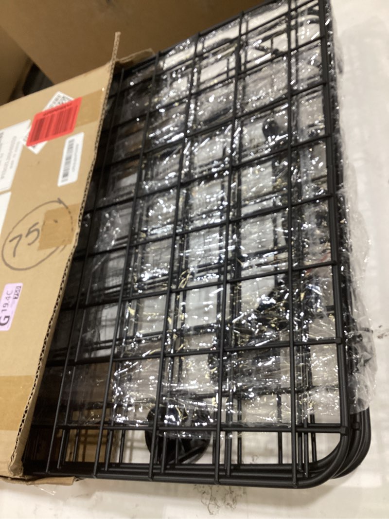 Condition photo showing Good Condition for dog car barrier for suvs, van, vehicles, adjustable large pet barriers, universal fit heavy-duty wire mesh dog guard, pet divider gate for truck cargo area, safety car divider, 61.9 inches