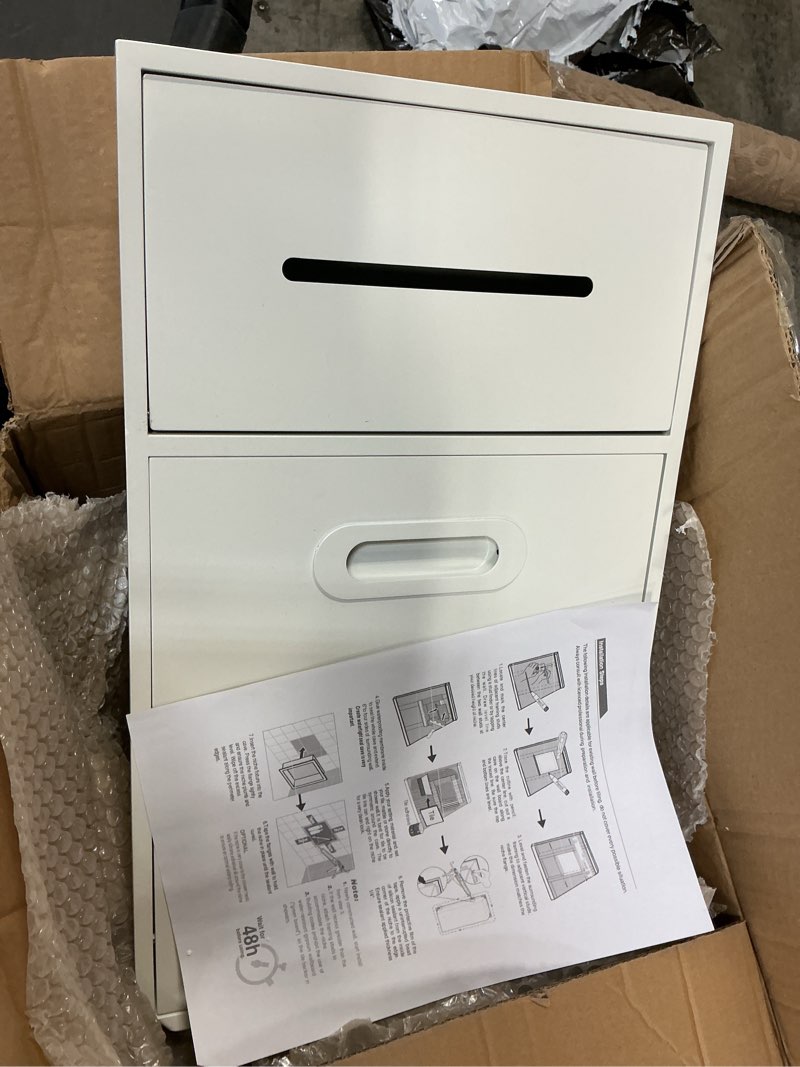 Condition photo showing Good Condition for recessed bathroom trash can, 1.6 gal stainless steel bathroom toilet niche with toilet paper holder and hidden trash can wall mounted tilt out trash bin cabinet for bathrooms kitchen no tile