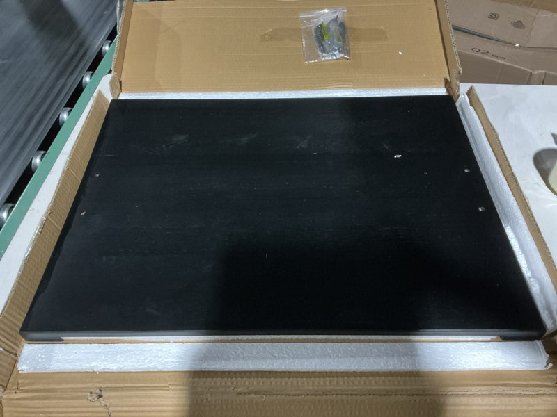 Condition photo showing As Is for TIRYIUOU Gas Stove Top Cover: Wooden 30 * 22 Inches Electric Stovetop Covers, Noodle Board with Handles, Wood RV Cutting Board for Kitchen Counter Pine-Black