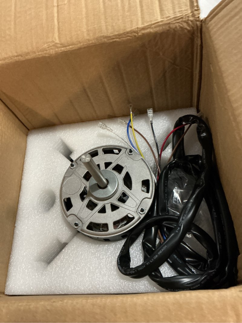 Condition photo showing Good Condition for blower motor furnace with capacitor 5kcp39lgv569bs 1/2hp 115v compatible with carrier, fit for bryant payne hc43te113 ac conditioner motor (7.9a 48 frame 60hz 1075rpm 3speed cw/ccw) 1/2 hp