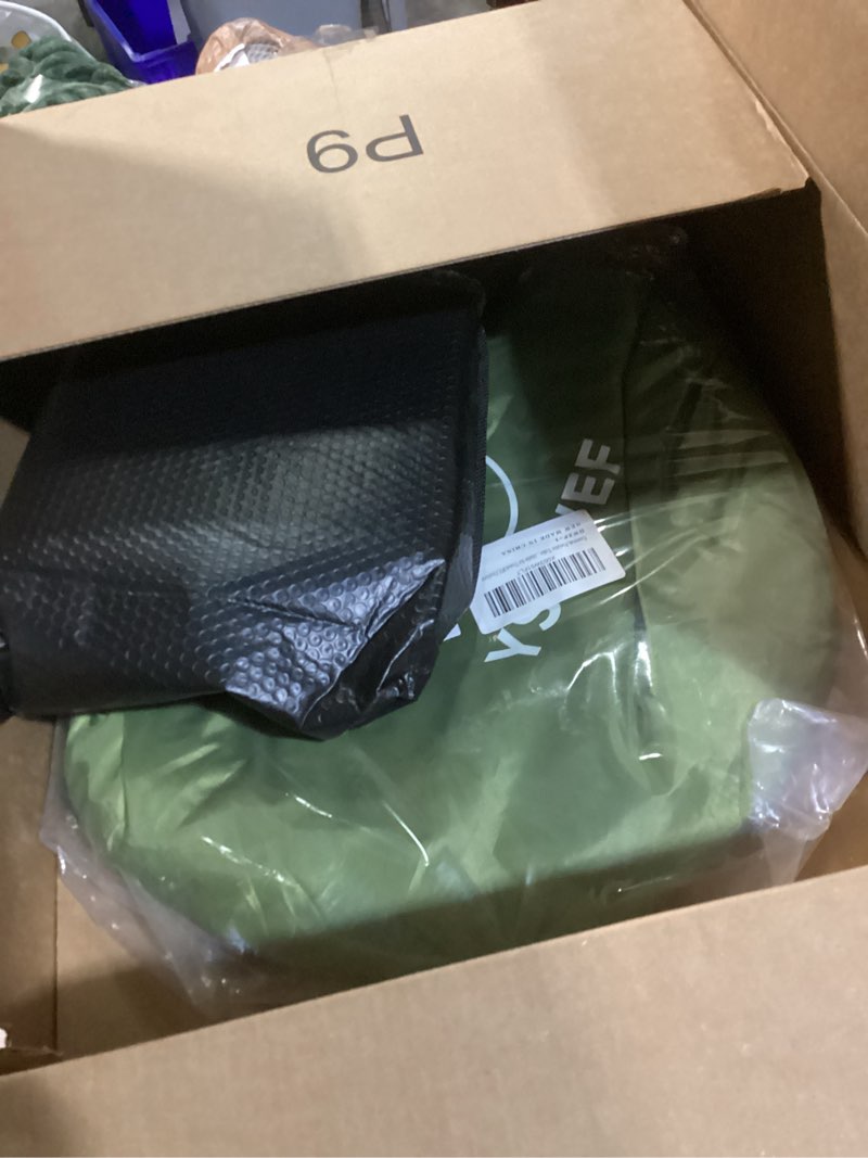 Condition photo showing Good Condition for Portable Toilet Kit, Camping Toilet with Pop-Up Privacy Tent and Poo Gel Toilet Bags, Washable Portable Outdoor Showers Changing Rooms Black Toilet and Green Tent