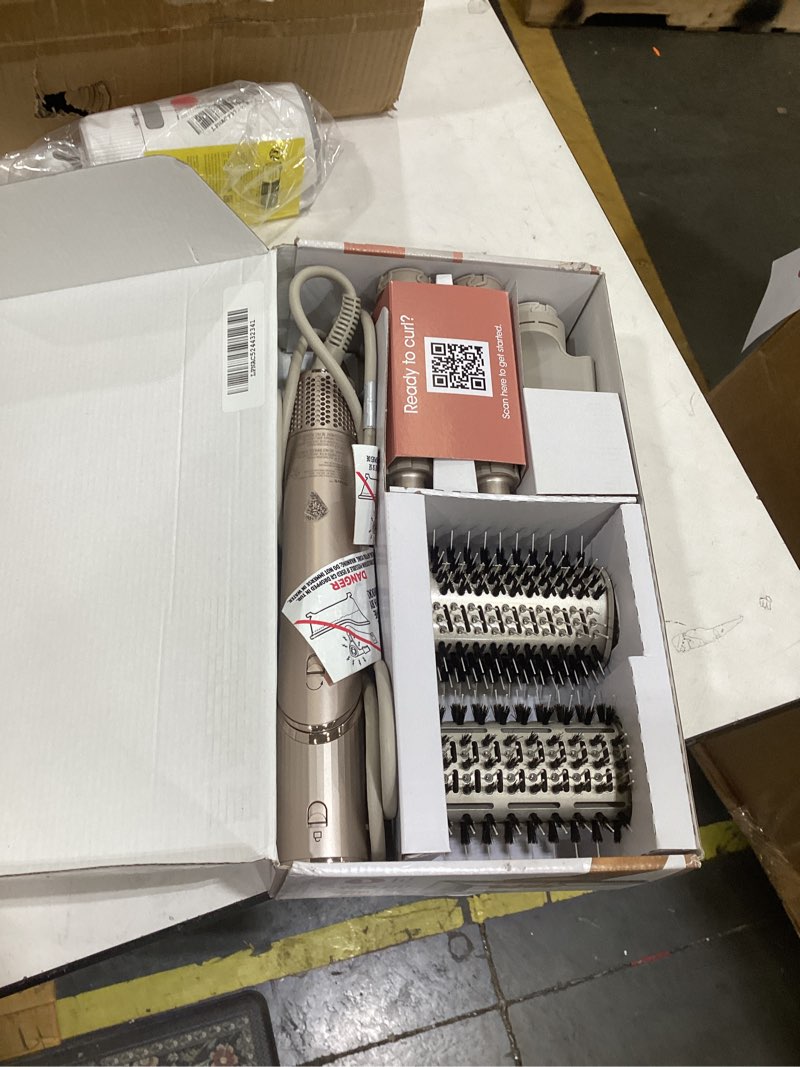 Condition photo showing Good Condition for shark flexstyle air styling & drying system, powerful hair dryer brush & multi-styler with auto-wrap curlers, paddle brush, oval brush, concentrator attachment, stone, hd430 flexstyle-straight & wavy hair