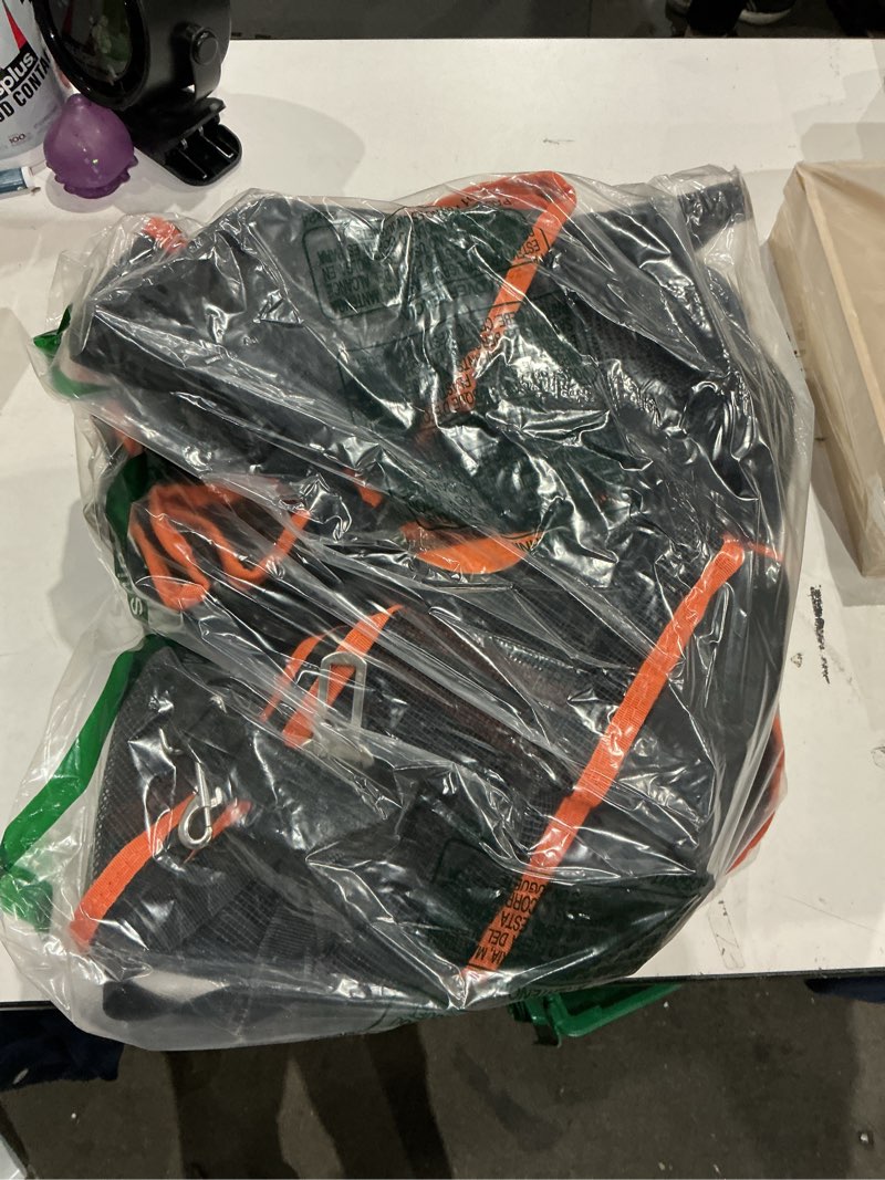 Condition photo showing Good Condition for Dog Car Seat Cover, 600D Heavy Durable Dog Seat Cover for Back Seat, 100% Waterproof Scratch Proof Nonslip Dog Hammock for Car with Side Flap, Pet Seat Covers with SeatBelt for Cars Sedan SUV Trucks Orange&Black Standard (53.9*57.9 )