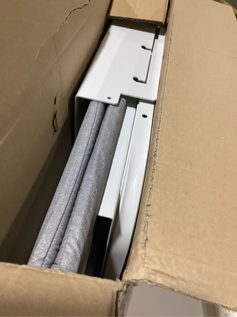 Condition photo showing New/Like New for ivation wall-mounted ironing board | foldable 36.2” x 12.2”, fold down ironing station for home, apartment & dorms, easy-release lever, removable cotton cover, mounting hardware included