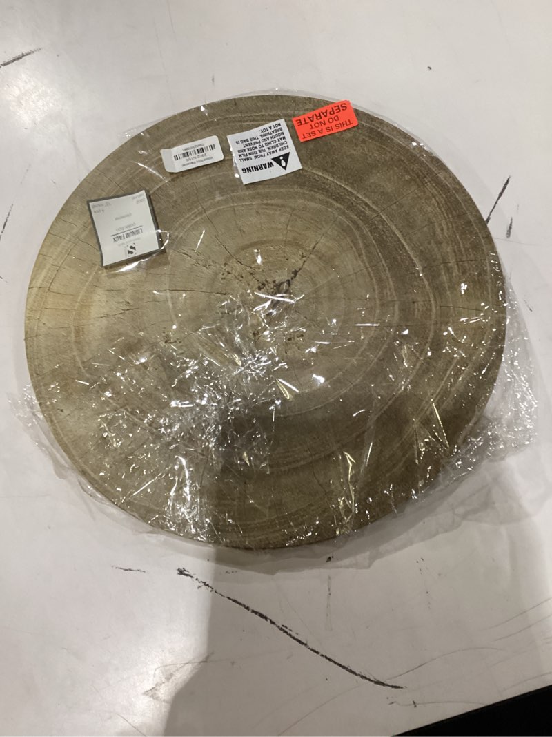 Condition photo showing New/Like New for Wood Print Placemats (Set of 4) 15"x15"