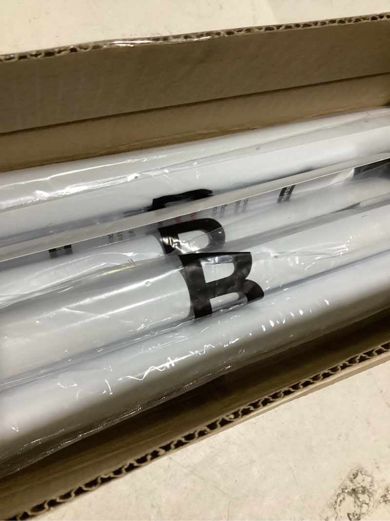 Condition photo showing Good Condition for shower curtain rod 31-100 in adjustable pole heavy duty white tension rods spring drilling and no drilling shower rod for bathroom window anti-slip never rust 31-100" white