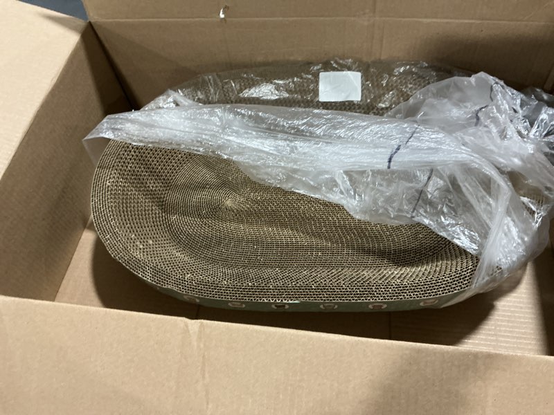 Condition photo showing Good Condition for Pet Scratching Board Cat Scratch Pad for Indoor Sleeping (21.6" L x 14.9" W x 4.3" H)