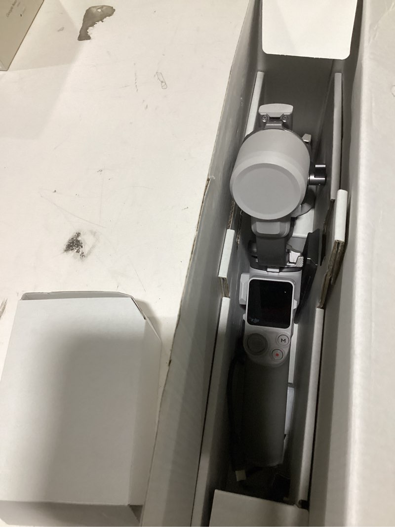 Condition photo showing As Is for dji rs 4 mini combo, gimbal stabilizer for cameras canon/sony/panasonic/nikon/fujifilm, auto axis locks, intelligent tracking, 2kg/4.4lbs payload, camera gimbal, camera stabilizer, briefcase handle
