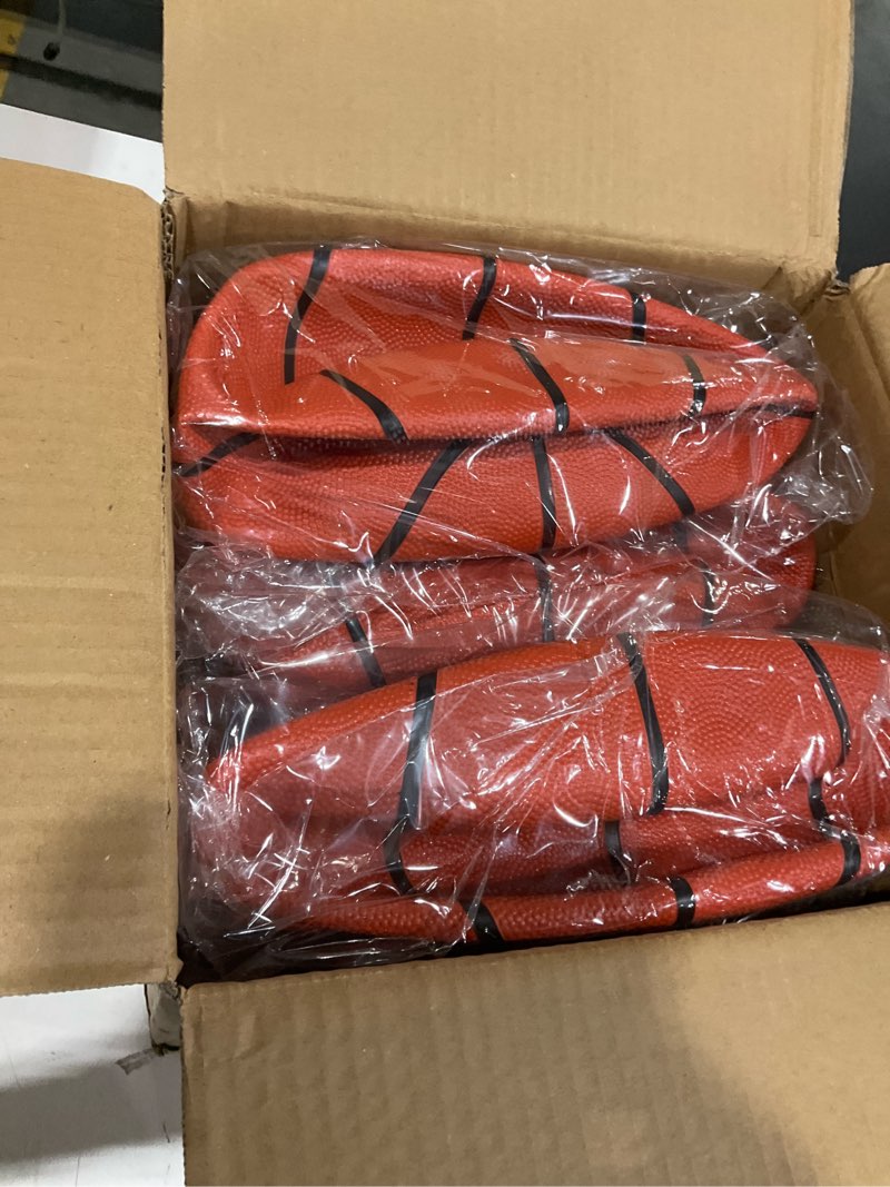 Condition photo showing Good Condition for 12 pack 29.5" official size 7 basketball balls inflatable with pump for men for outdoor, indoor or training?mens adult basketball (orange)