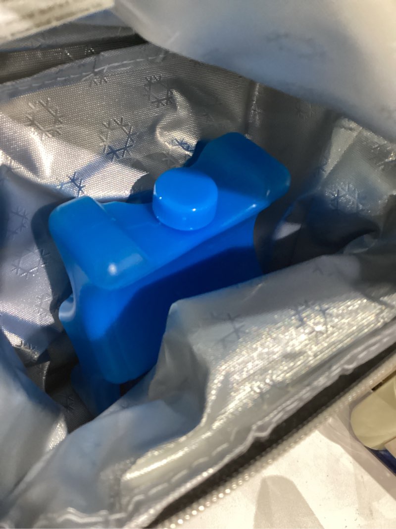 Condition photo showing Good Condition for BABEYER Breastmilk Cooler Bag with Ice Pack Fits 4 Baby Bottles Up to 9 Ounce, Baby Bottle Cooler Bag Suitable for Nursing Mom Daycare, Black Black Fits 9 Ounce Baby Bottles