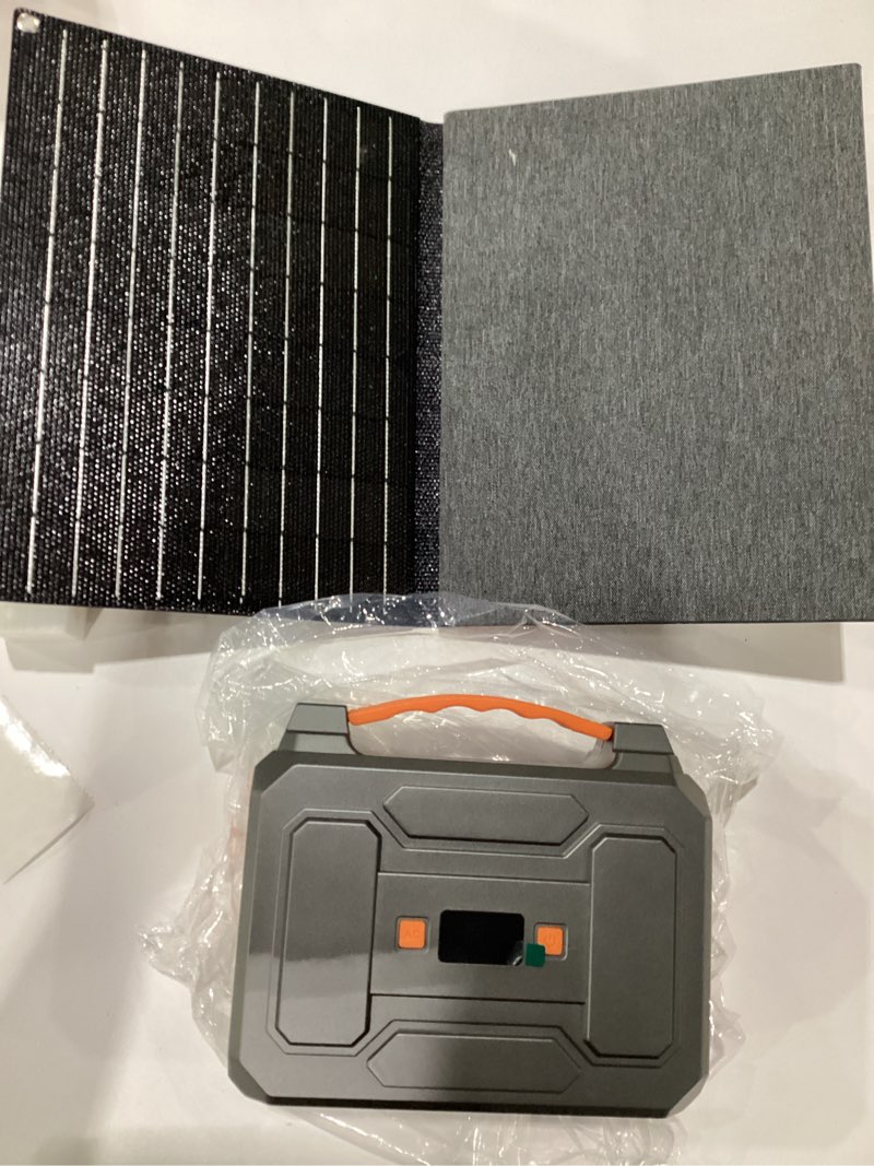 Combo model portable power station solar panel 