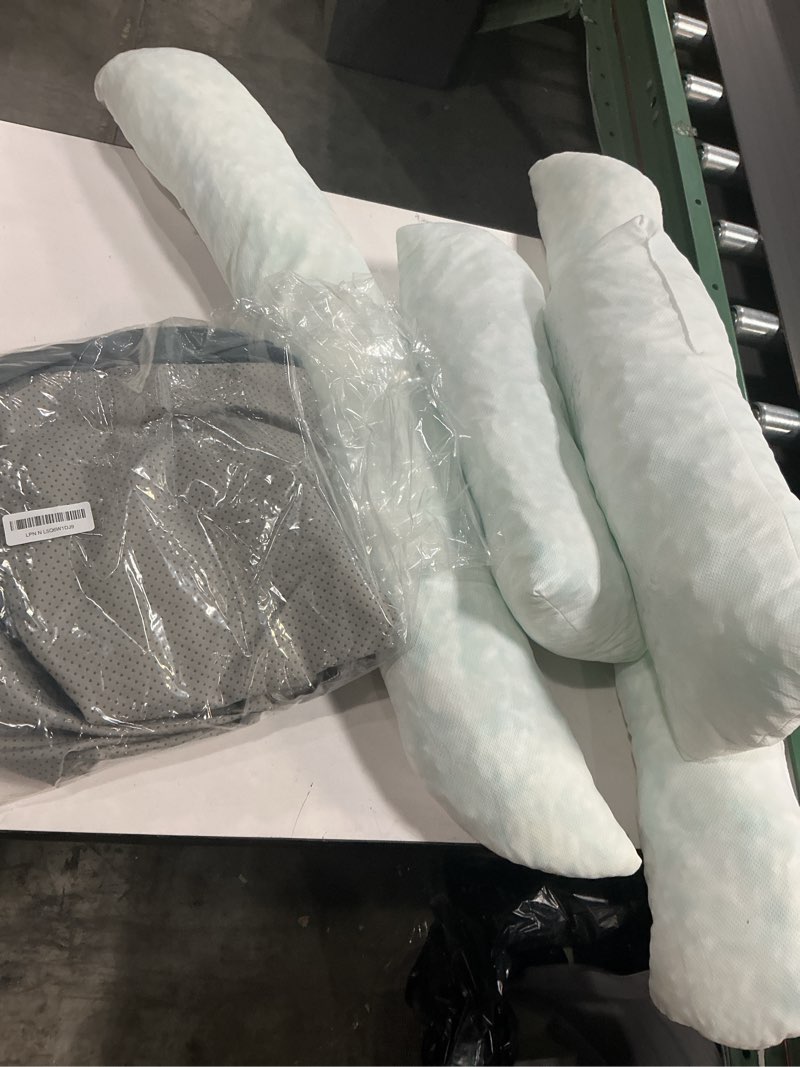 Condition photo showing As Is for Extra Large Dog Bed, Orthopedic XL Dog Bed with Cooling Gel Memory Foam, Waterproof Pet Bed with Removable Washable Cover, 42" Pet Sofa Couch Dutch Velvet with Bone Toy, Dark Gray Dark Grey X-Large(42"L x 30"W x 9.5"Th)