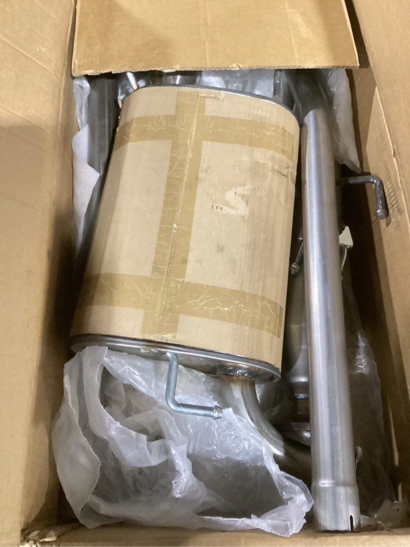 Condition photo showing As Is for resonator & exhaust muffler system kit compatible for 2007 2008 2009 2010 2011 toyota camry 2.4l 2.5l gas only models
