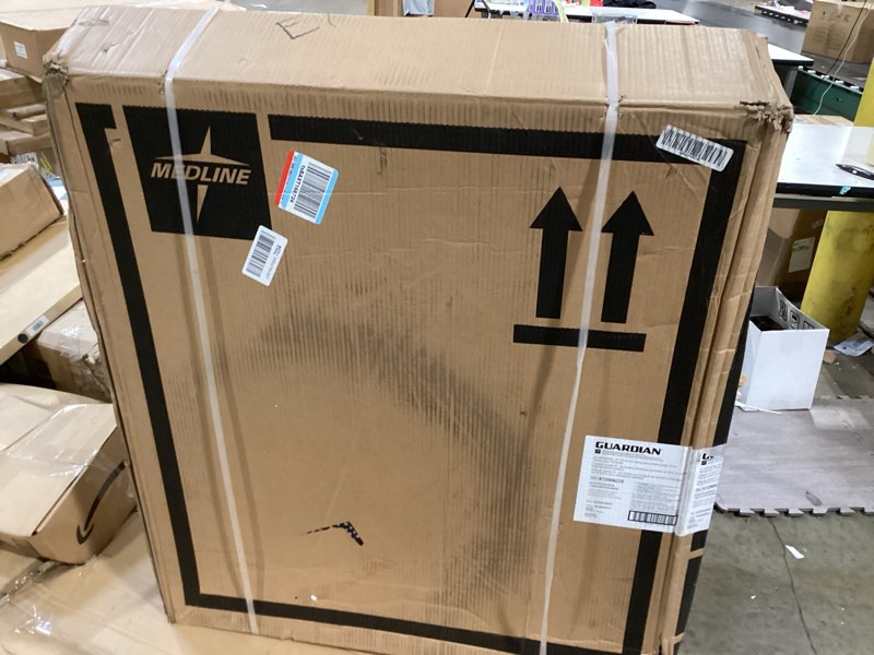 Medline Comfortable Folding Wheelchair with Swing-Back Desk-Length Arms and Swing-Away Footrests, 20