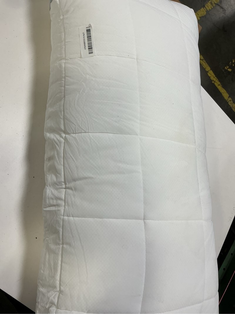 Condition photo showing As Is for Nuzzle Adjustable Pillow for Side Sleepers, Luxury King Size Bed Pillow Hotel Collection - Best Adjust Height Soft Firm Pillow for Back, Stomach or Side Sleepers King SIze (Set of 1) White