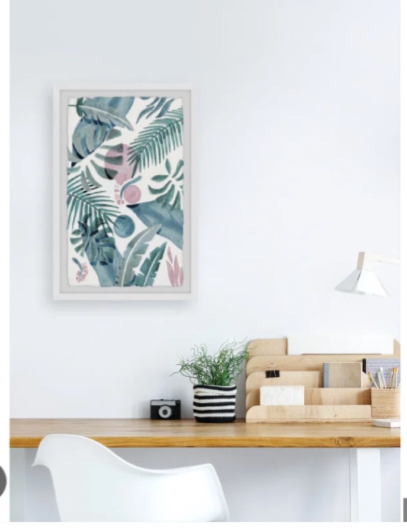 Assorted Foliage II by Parvez Taj - Picture Frame Painting Print on Paper Size: 12" H x 8" W x 1.5" D