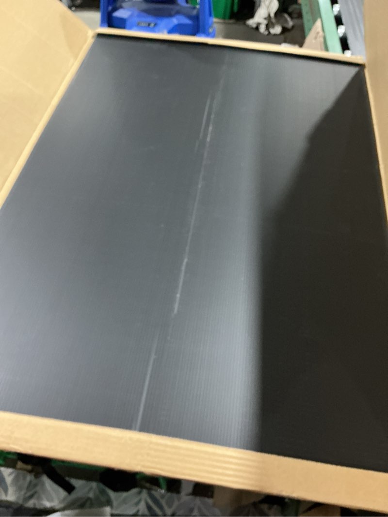Condition photo showing Good Condition for corrugated plastic sheet for indoor and outdoor use - 3/16 inch thick poster board, 24x36 inches pack of 2 black board sheets waterproof coroplast lightweight blank yard signs black - 2 pack