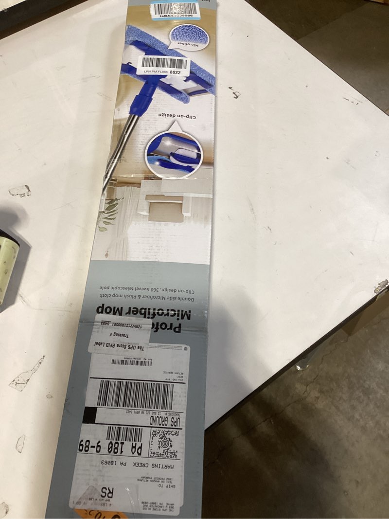 Condition photo showing Good Condition for mr.siga professional microfiber mop for hardwood, laminate, tile floor cleaning, stainless steel tel