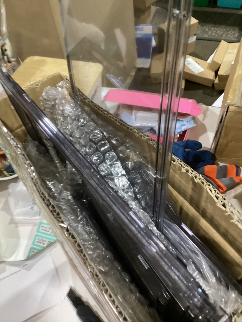 Condition photo showing New/Like New for 2pack 3 tiers acrylic display case with 2 division boards, acrylic storage organizers box with magnetic door, wall-mounted dustproof showcase for makeups, purses, figure