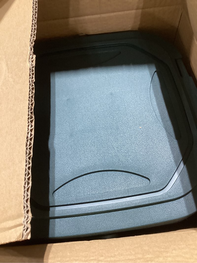 Condition photo showing Good Condition for OXO Good Grips EASY-CLEAN COMPOST BIN - CHARCOAL - 1.75 GAL/6.62 L, Plastic, 8.3"L x 10.15"W x 12"H