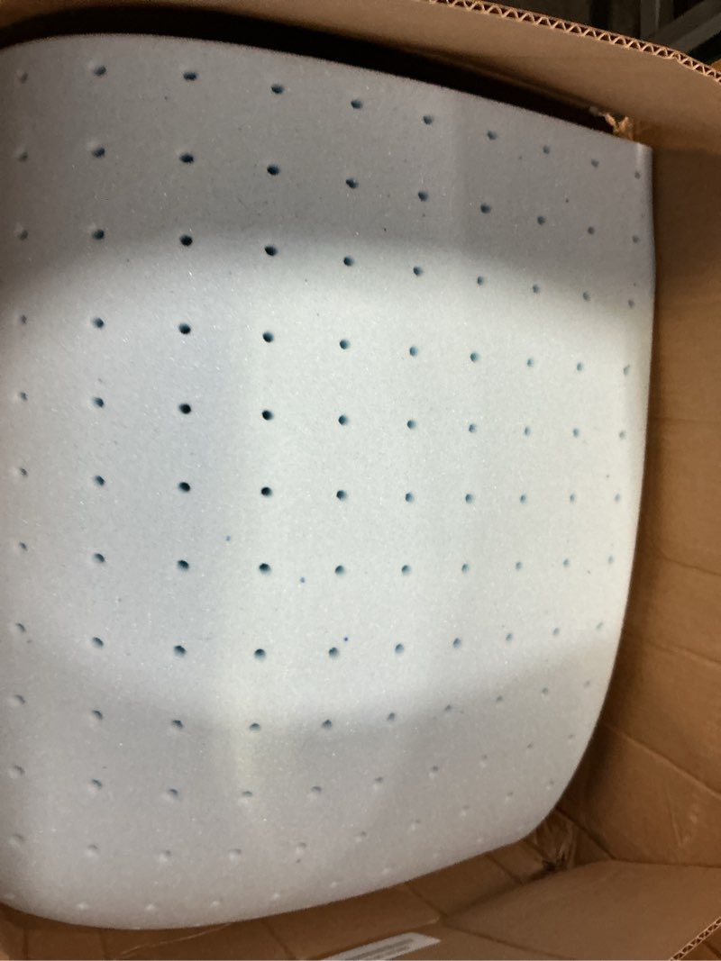 Condition photo showing Good Condition for best price mattress 3 inch ventilated memory foam mattress topper, cooling gel infusion, certipur-us certified, dorm essentials, queen queen 3 inch