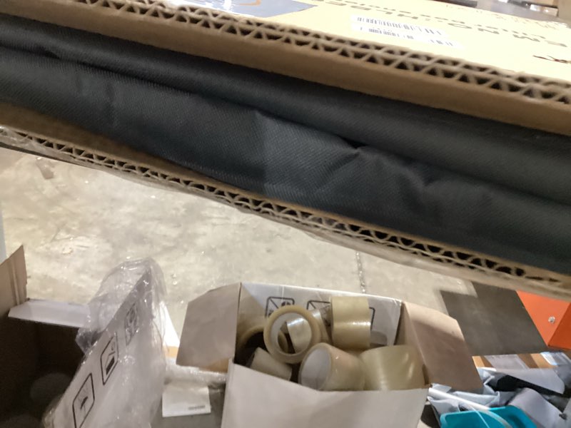 Condition photo showing Good Condition for cat litter box enclosure with cat bed; hidden enclosure litter tray in living room, bedroom, corner; kitten washroom fit most of litter box; large pet litter box pee shield 29.5"l x 17.7"w x 17.7"h grey