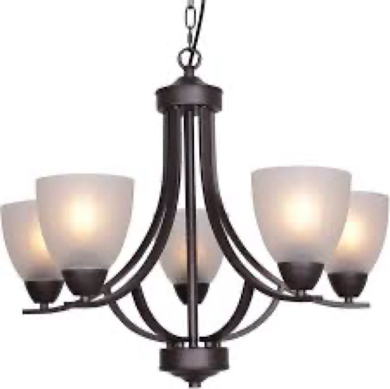 vinluz 5 light shaded contemporary chandeliers with alabaster glass oil rubbed bronze modern light f