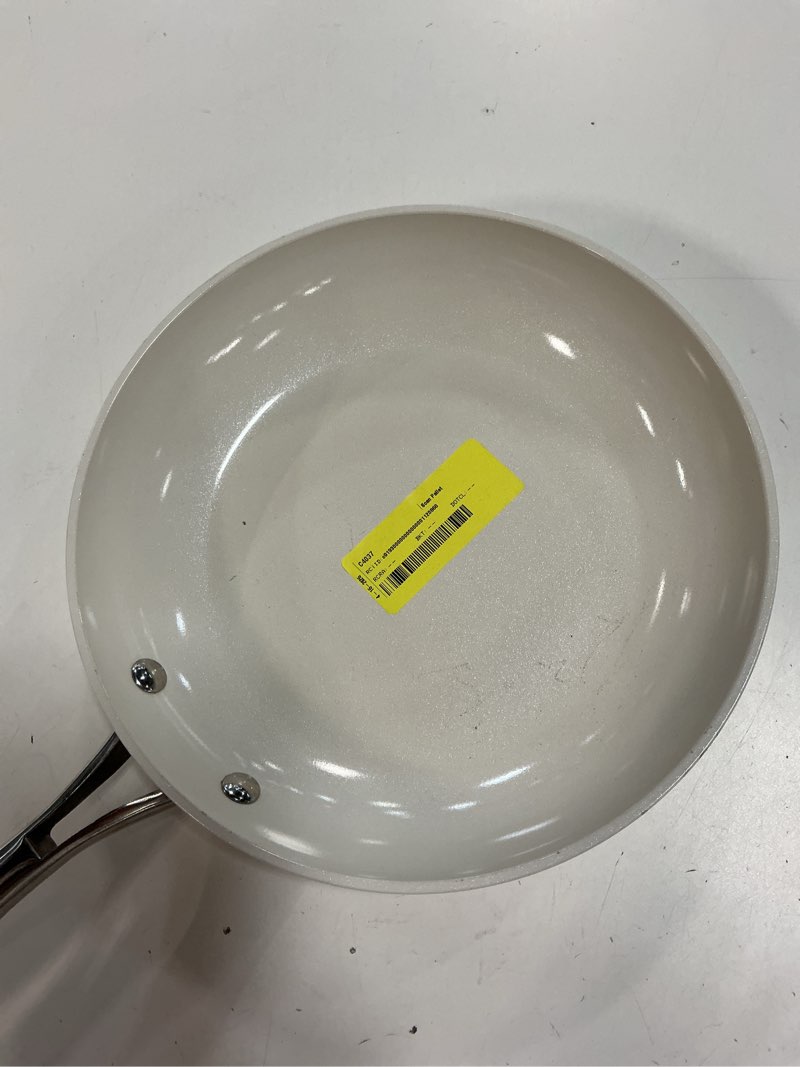 Condition photo showing As Is for gotham steel ultra 10" non-stick frying pan with stay cool handle
