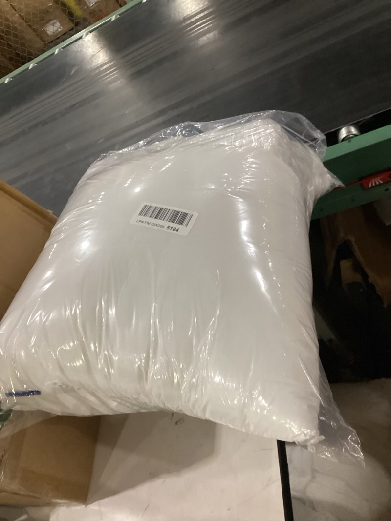 Condition photo showing Good Condition for miulee outdoor pillow inserts 18x18 pack of 4 waterproof throw pillow inserts decorative 100% virgin fibers filling for patio sofa couch 4 18x18 inch