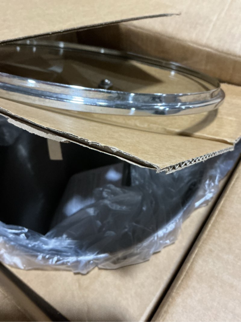 Condition photo showing Good Condition for homichef large stock pot 24 quart with lid - nickel free stainless steel cookware stockpot 24 quart - healthy cookware polished stockpots - heavy duty induction pot soup pot with lid 24 quart mirror polished stainless steel