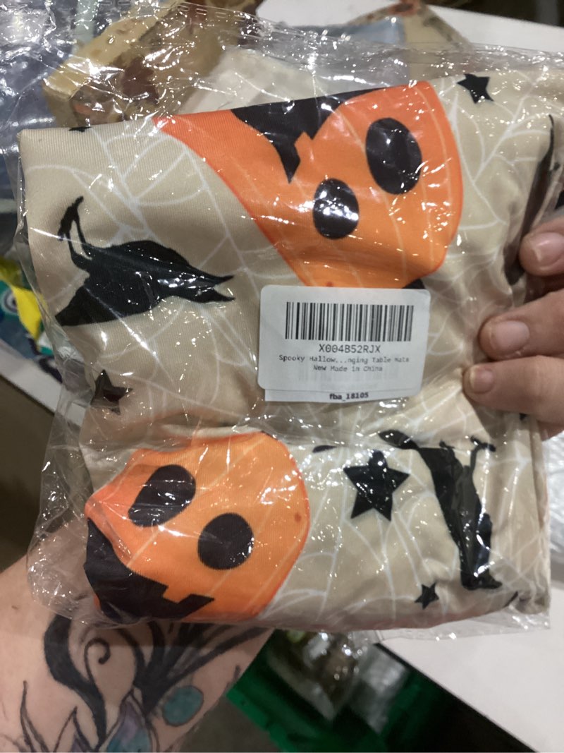 Condition photo showing New/Like New for Spooky Halloween Pumpkins Crows Baby Changing Pad Cover for Boy Girl 32''x16'' Fall Pumpkins Webs Unisex Fitted Diaper Change Table Sheets Comfort Soft Breathable Baby Nursery Changing Table Mats one size Pumpkin