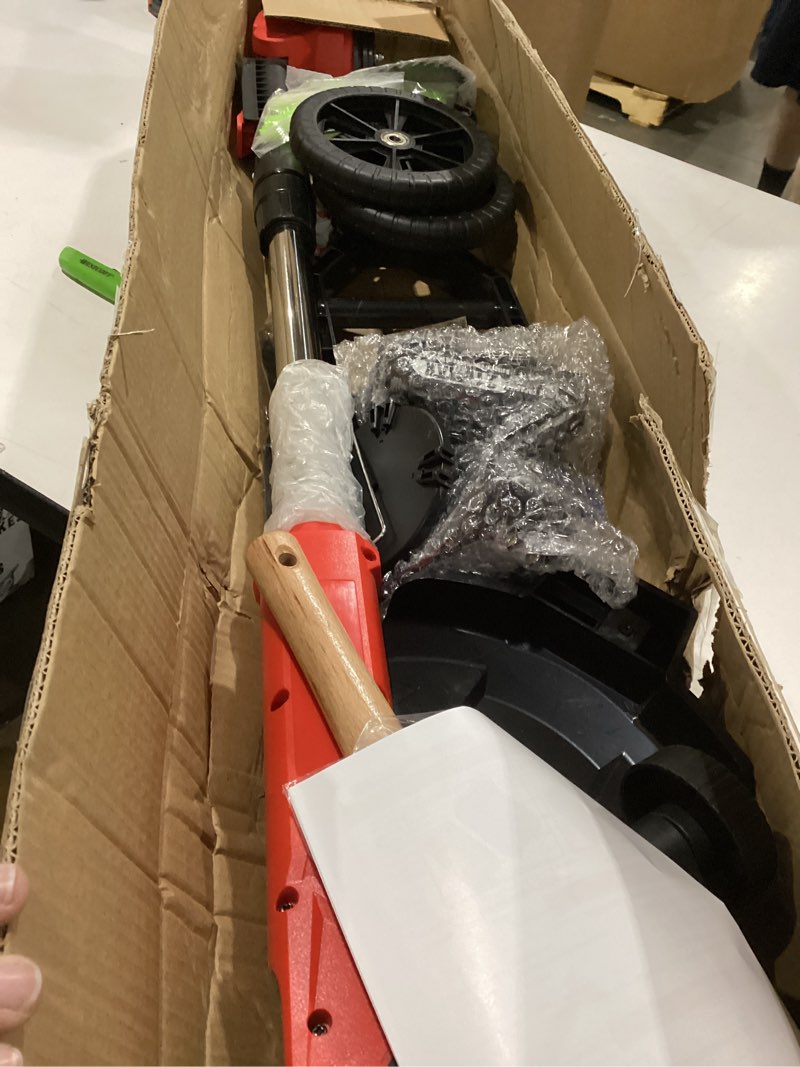 electric weed wacker eater cordless grass trimmer battery powered with 2 battery&25 pcs blades, 3 in